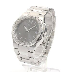 Chaumet Stilldu Chaumet 098199-14A diamond bezel date Quartz Men's
